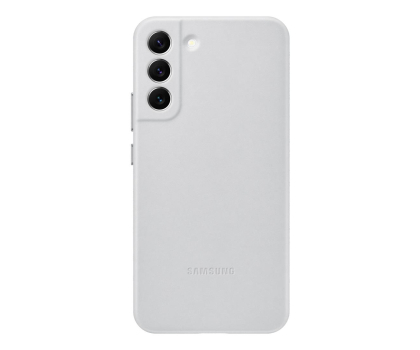 Etui ochronne do smartfonów Samsung Leather Cover do Galaxy S22+ szary